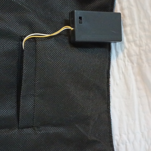 Thomas Kinkade Light Up Tapestry Wall Decor Night Before Christmas Snowman Home - Picture 9 of 9